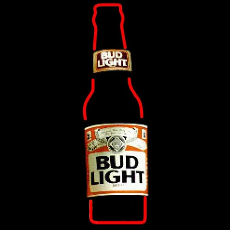 Bud Light Bottle Beer Sign Neon Sign