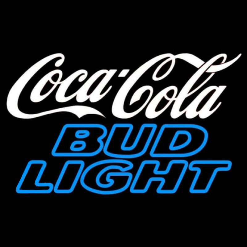 Bud Light Coca Cola White Beer Sign Neon Sign