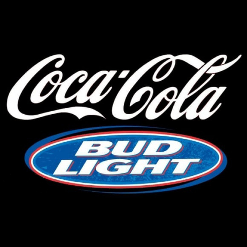 Bud Light Coca Cola White Beer Sign Neon Sign