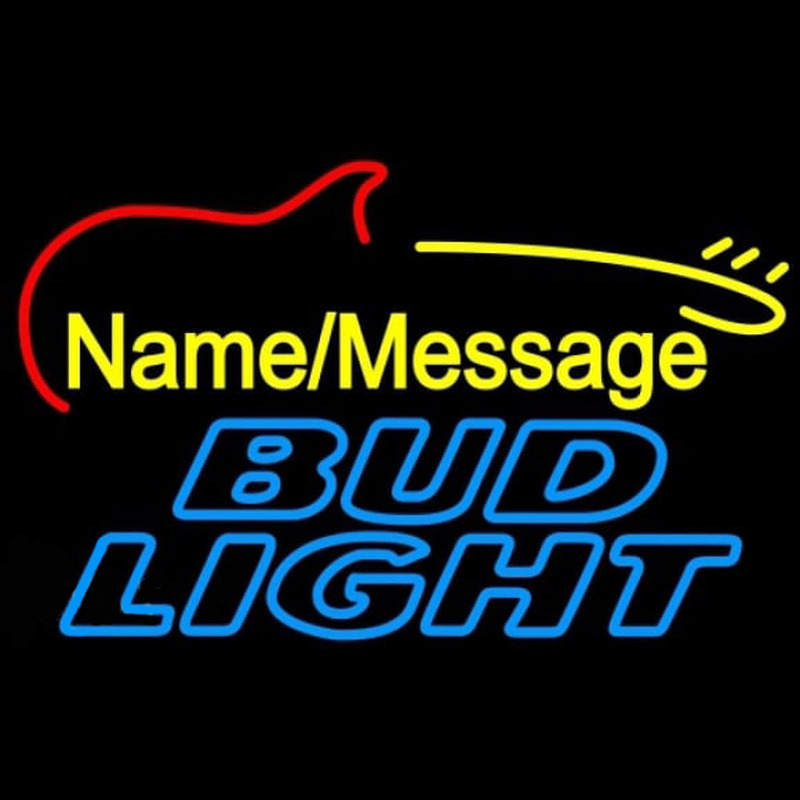 Bud Light Electric Guitar Beer Sign Neon Sign