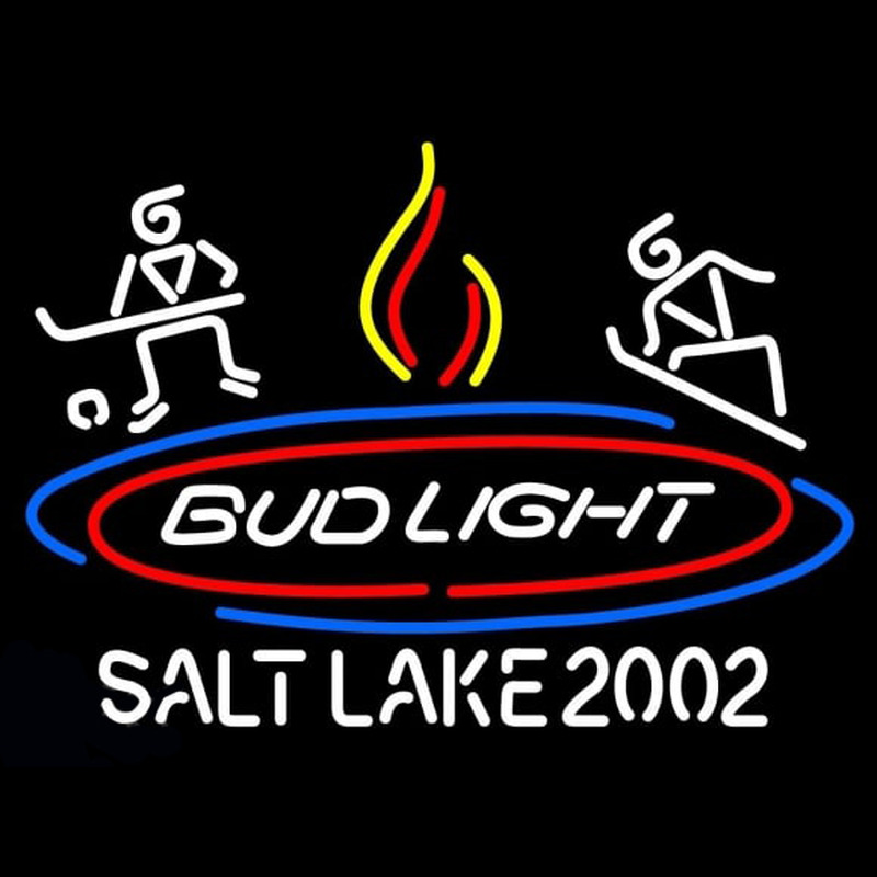 Bud Light Salt Lake 2002 Neon Sign