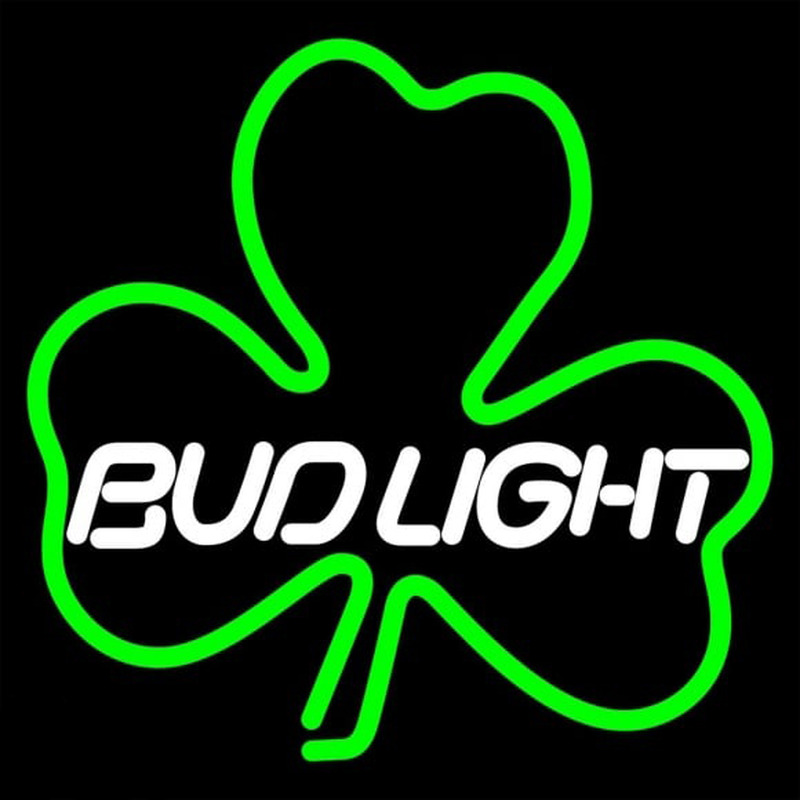 Budlight Green Clover Beer Sign Neon Sign