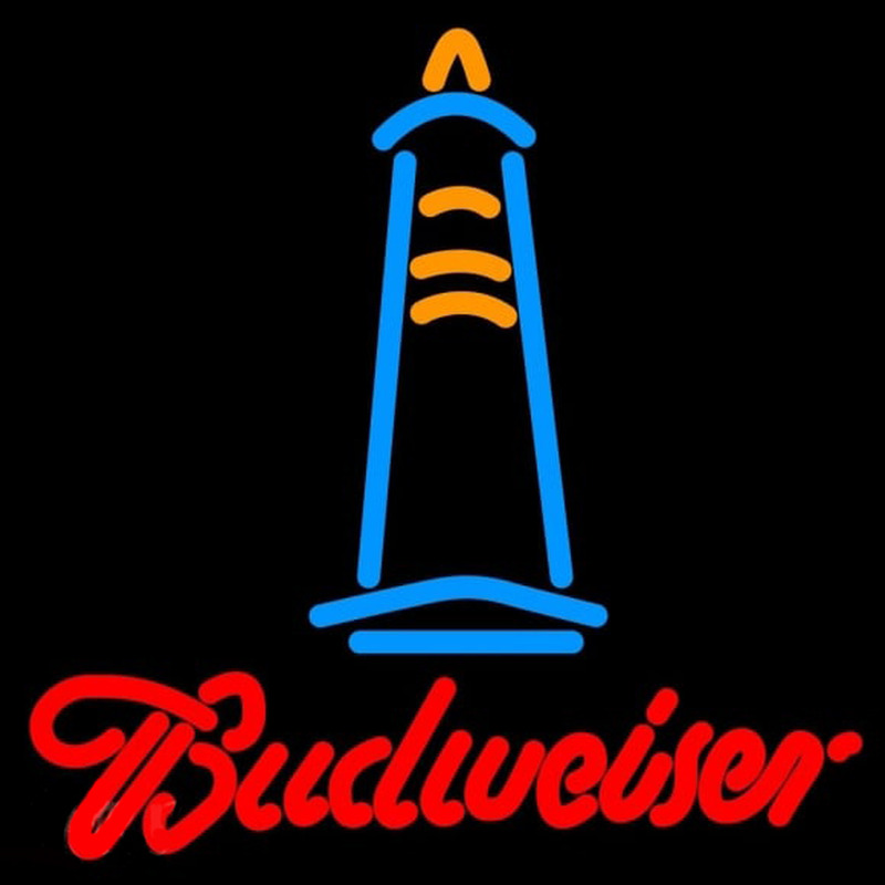 Budweise Lighthouse Beer Sign Neon Sign
