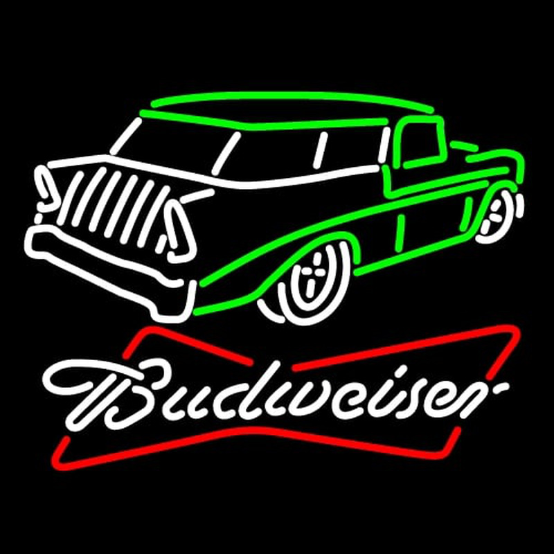 Budweiser 57 Chevy Neon Sign