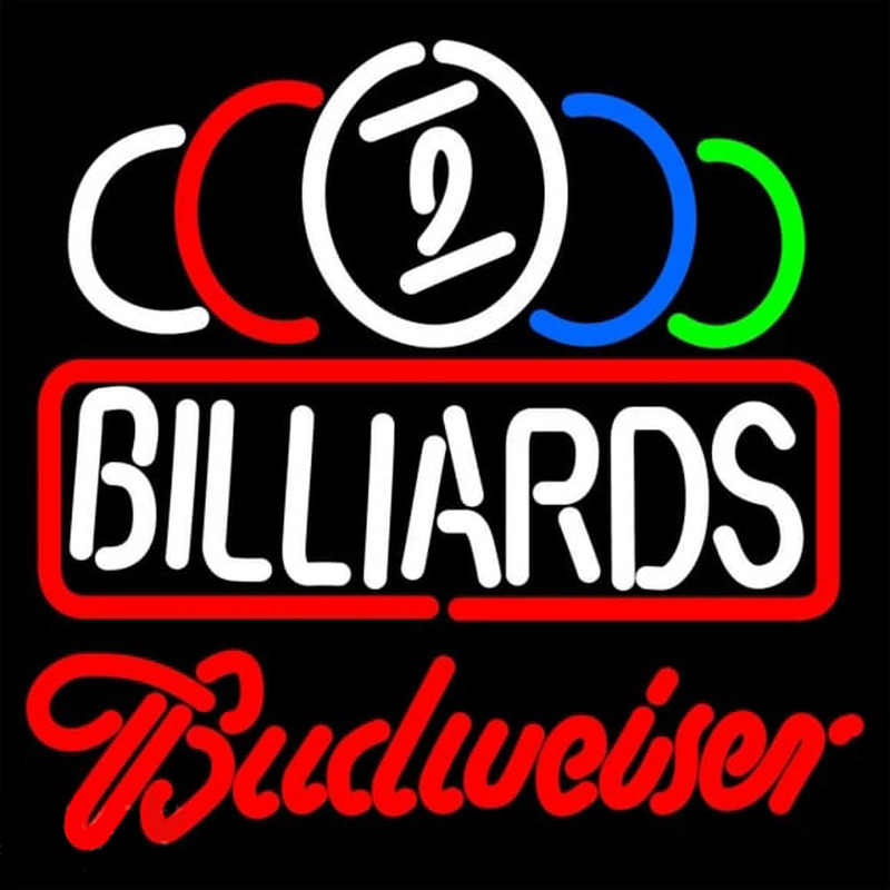 Budweiser Ball Billiards Te t Pool Beer Sign Neon Sign