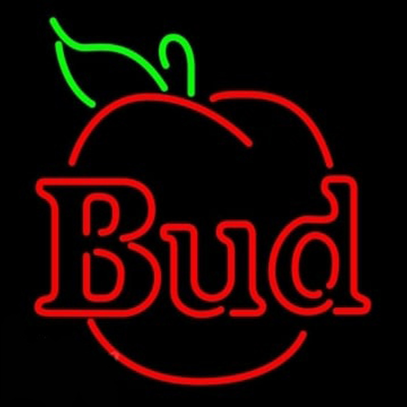 Budweiser Bud Apple Neon Sign