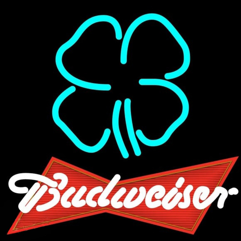 Budweiser Clover Beer Sign Neon Sign