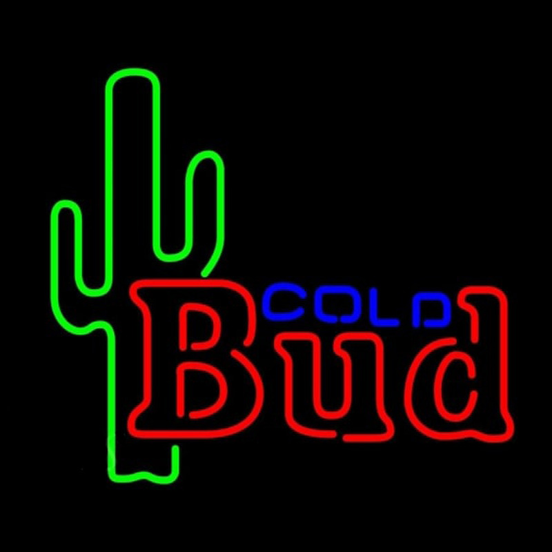 Budweiser Cold Cactus Beer Sign Neon Sign