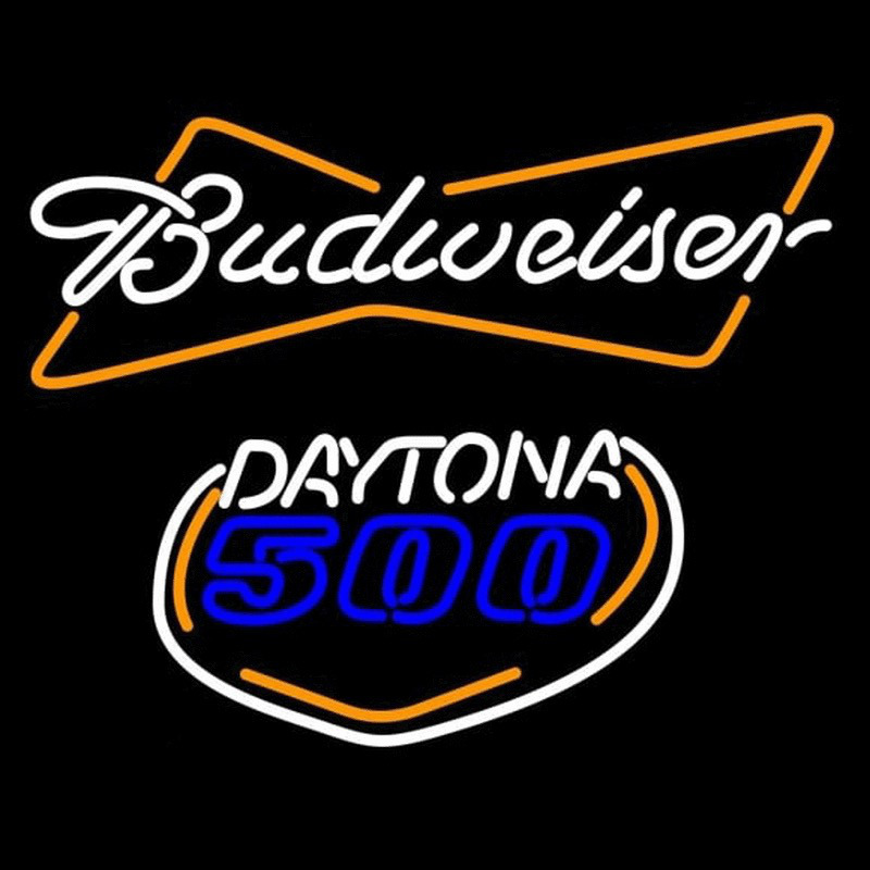 Budweiser Daytona 500 Beer Sign Neon Sign