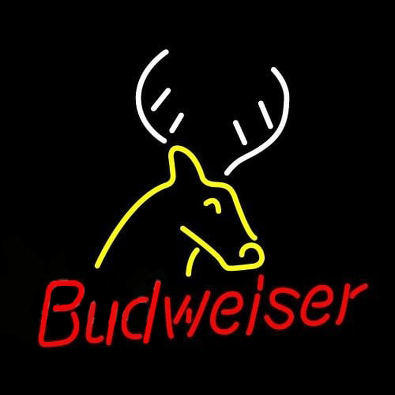 Budweiser Deer Beer Sign Neon Sign