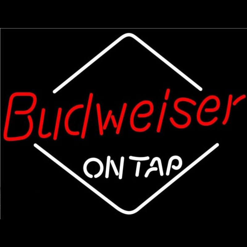 Budweiser Diamond On Tap Beer Sign Neon Sign