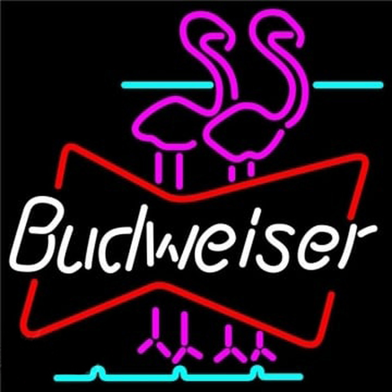 Budweiser Flamingo Neon Sign