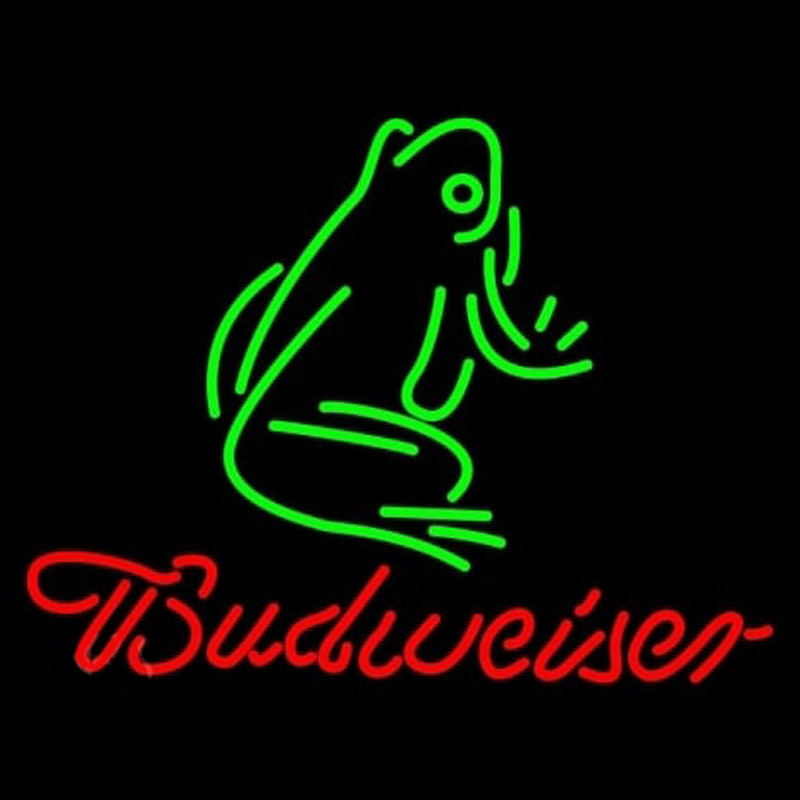 Budweiser Frog Neon Sign