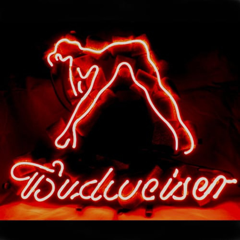 Budweiser Girl Neon Sign