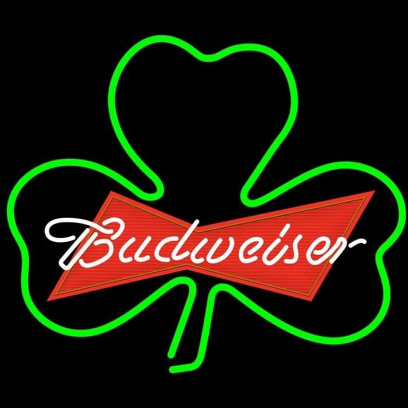 Budweiser Green Clover Beer Sign Neon Sign