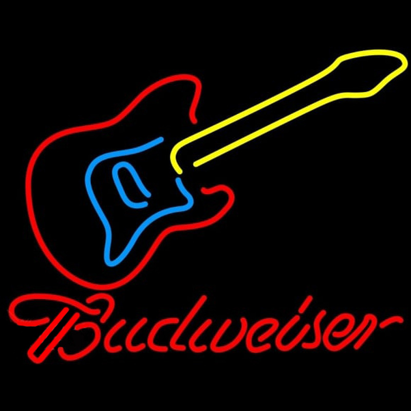 Budweiser Guitar Beer Sign Neon Sign