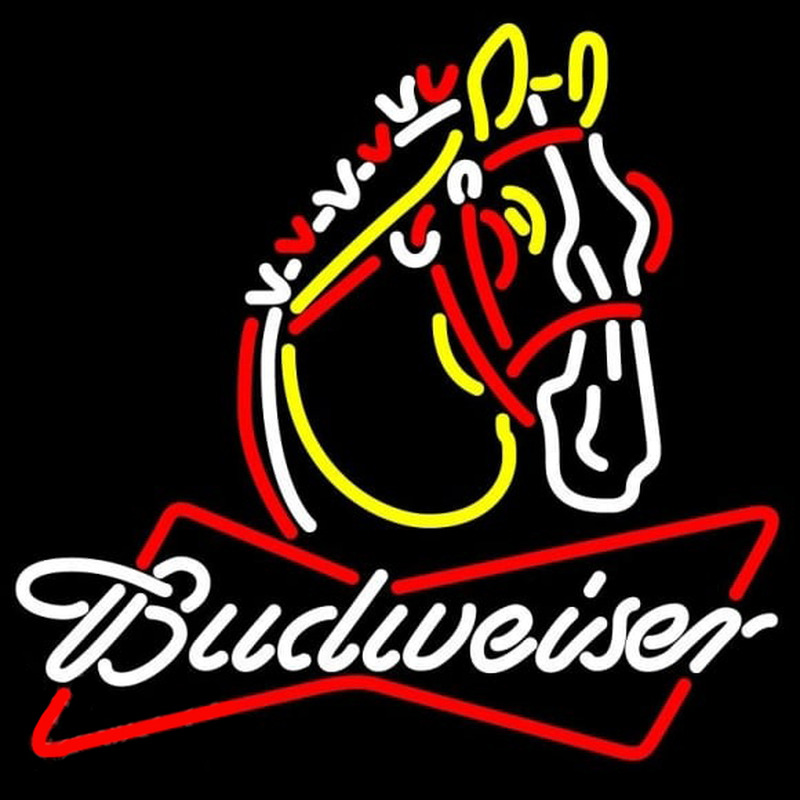 Budweiser Horse Beer Sign Neon Sign