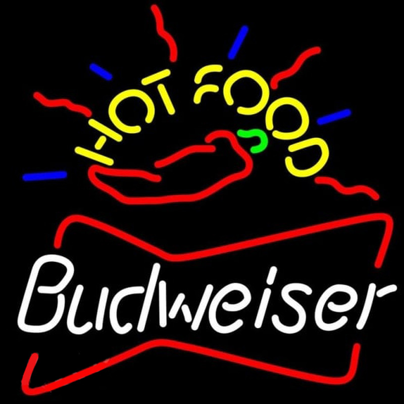 Budweiser Hot Food Beer Sign Neon Sign