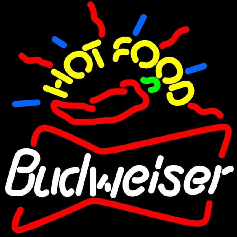 Budweiser Hot Food Beer Sign Neon Sign