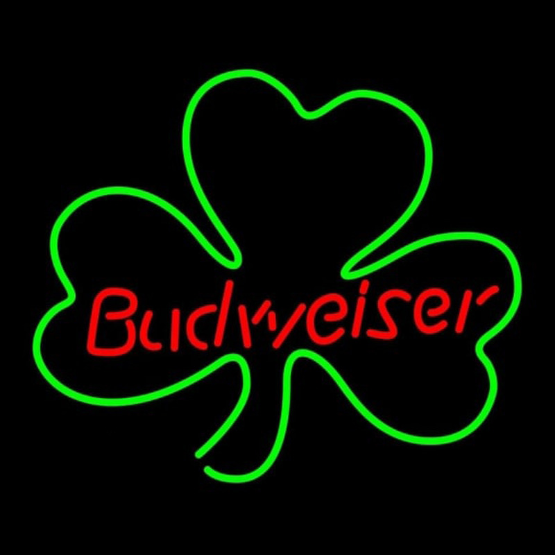 Budweiser Shamrock Beer Sign Neon Sign