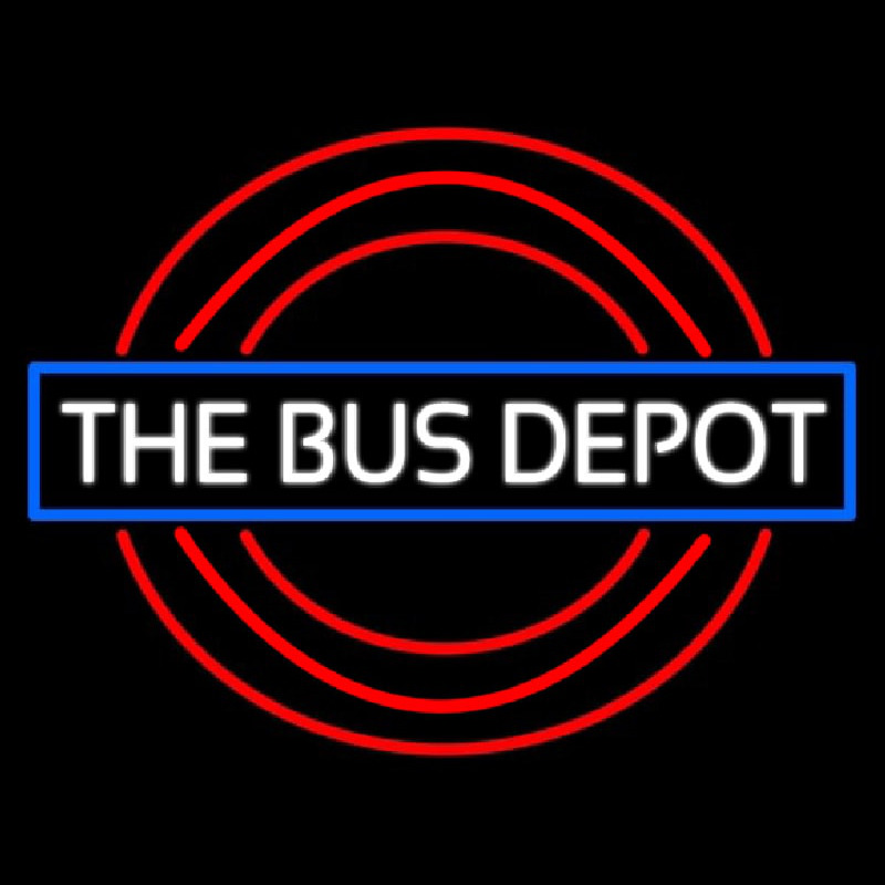 Bus Depot Neon Sign