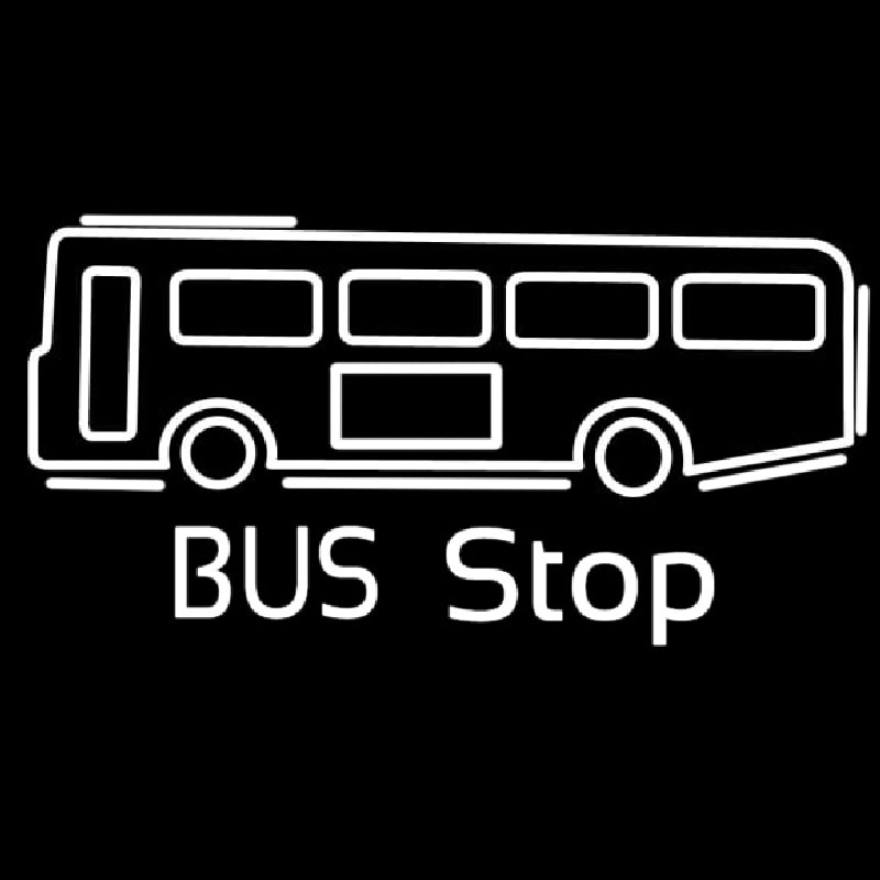 Bus Stop Neon Sign