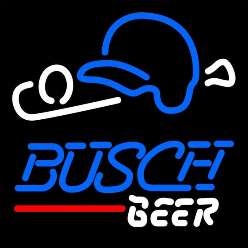 Busch Baseball Beer Sign Neon Sign