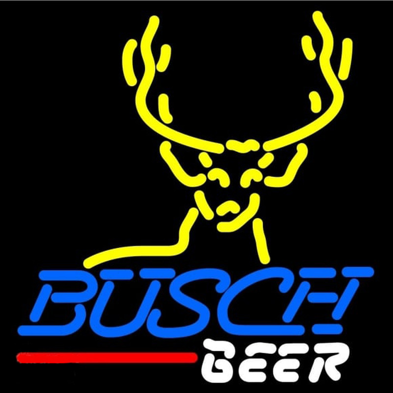 Busch Deer Buck Beer Sign Neon Sign