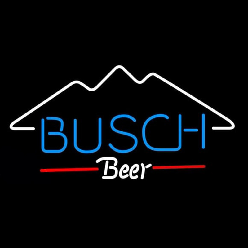 Busch Mountain Beer Sign Neon Sign