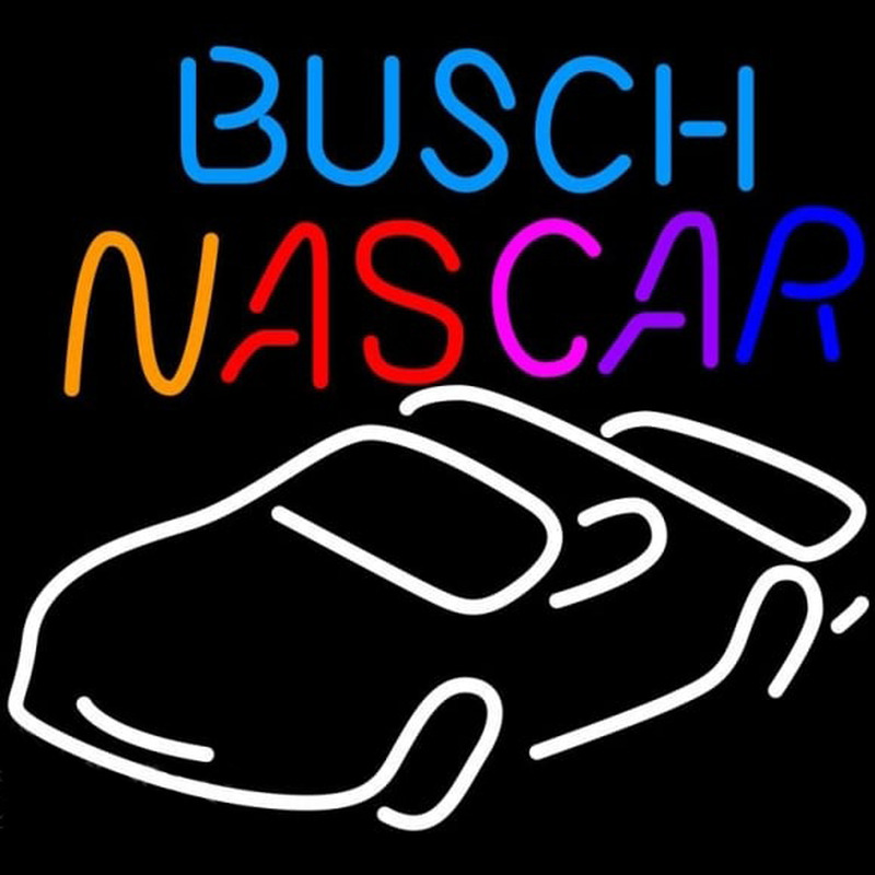 Busch Nascar Beer Sign Neon Sign