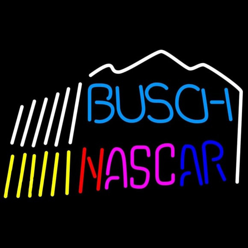 Busch Nascar mountain Beer Sign Neon Sign