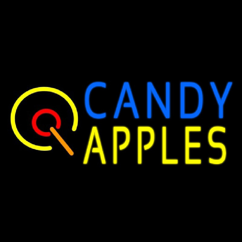 Candy Apples Apple Neon Sign