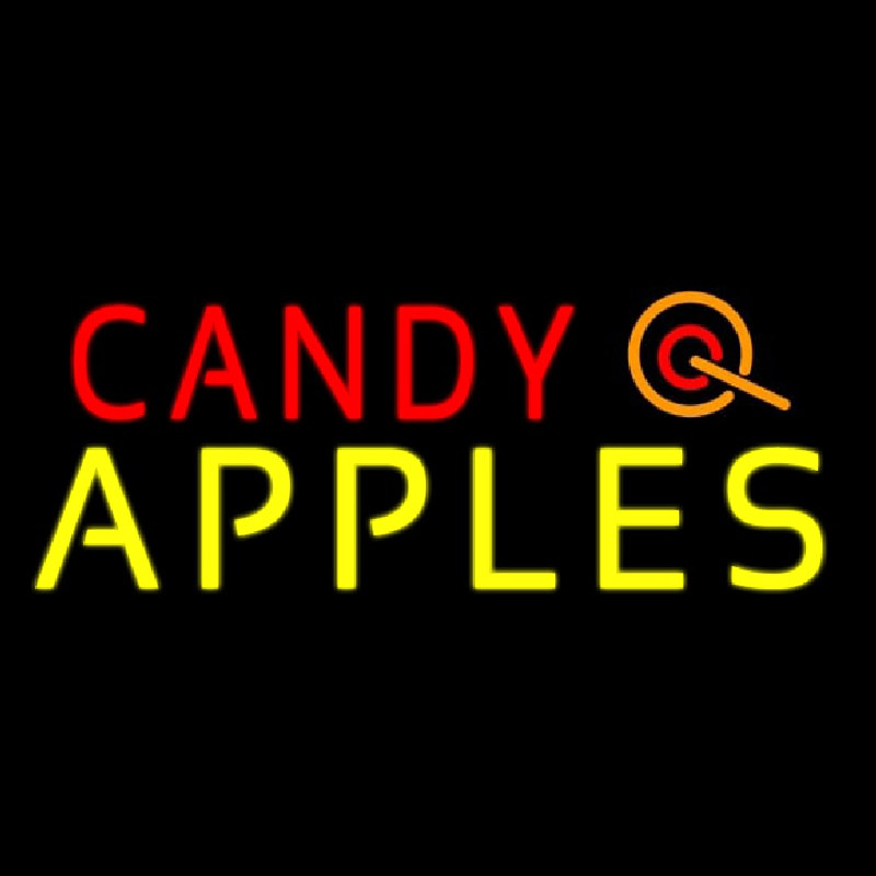 Candy Apples Apple Neon Sign