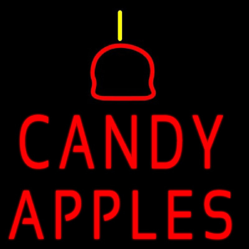 Candy Apples Neon Sign