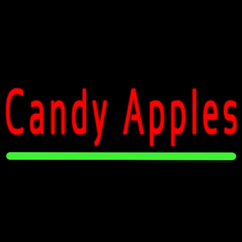 Candy Apples Neon Sign