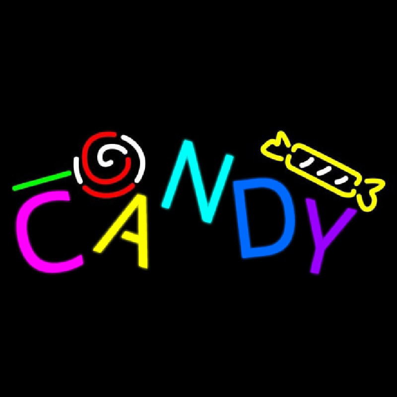 Candy With Toffees Neon Sign
