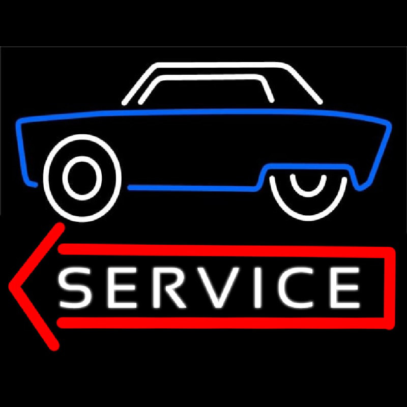 Car Logo Service 1 Neon Sign