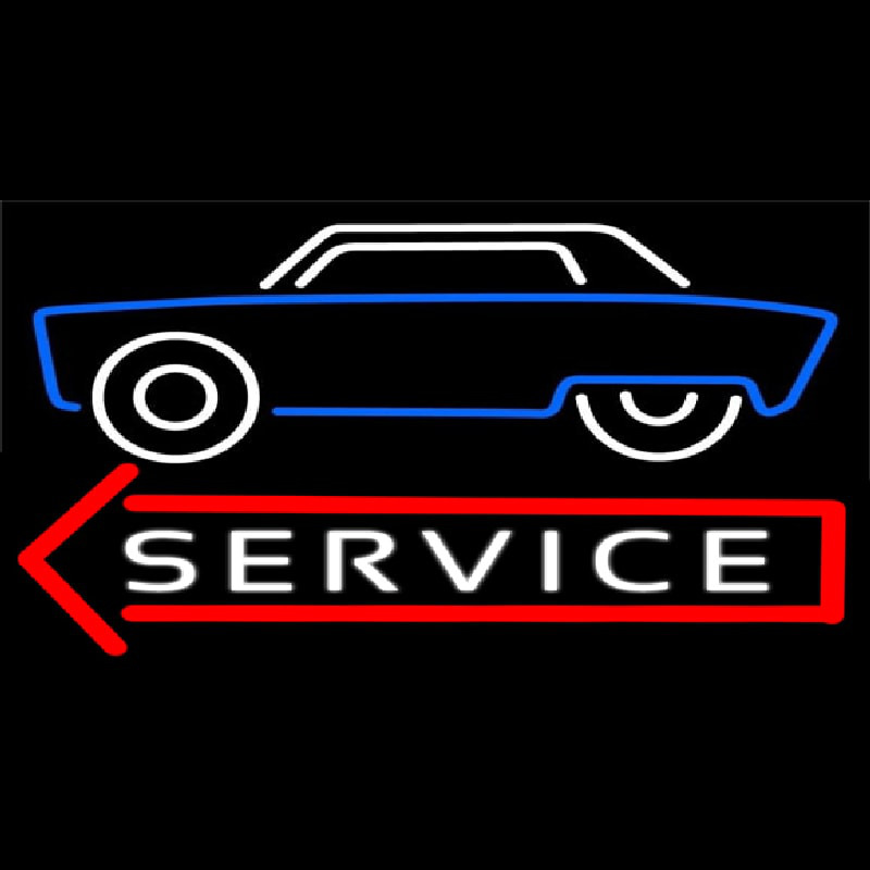 Car Logo Service Neon Sign