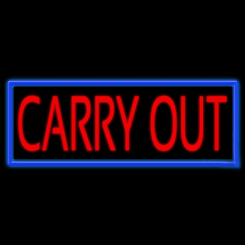 Carry Out Neon Sign