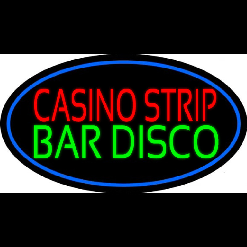 Casino Strip Bar Disco Neon Sign