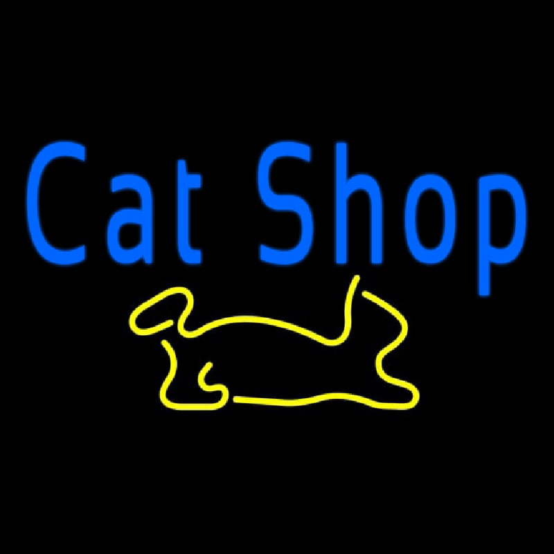 Cat Shop Neon Sign