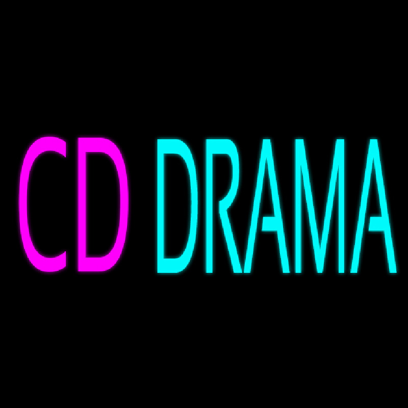 Cd Drama Neon Sign
