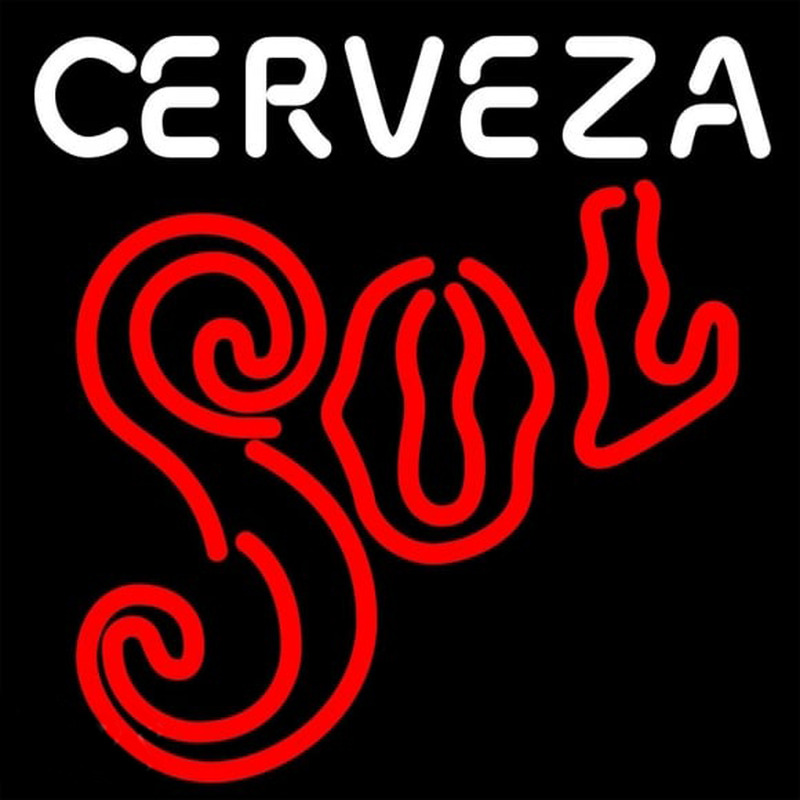 Cerveza Sol Neon Sign