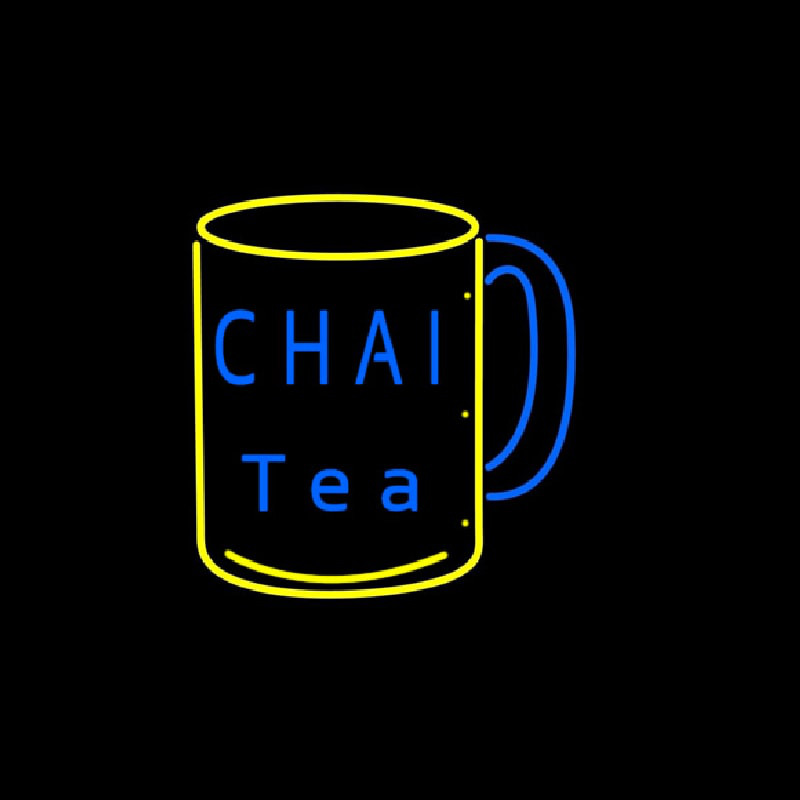 Chai Tea Mug Neon Sign