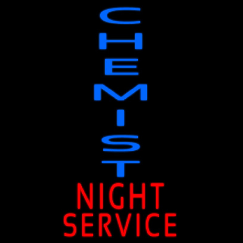 Chemist Night Service Neon Sign