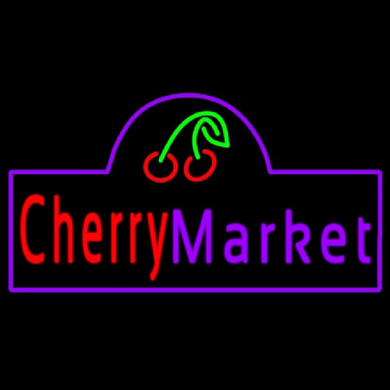 Cherry Market Neon Sign