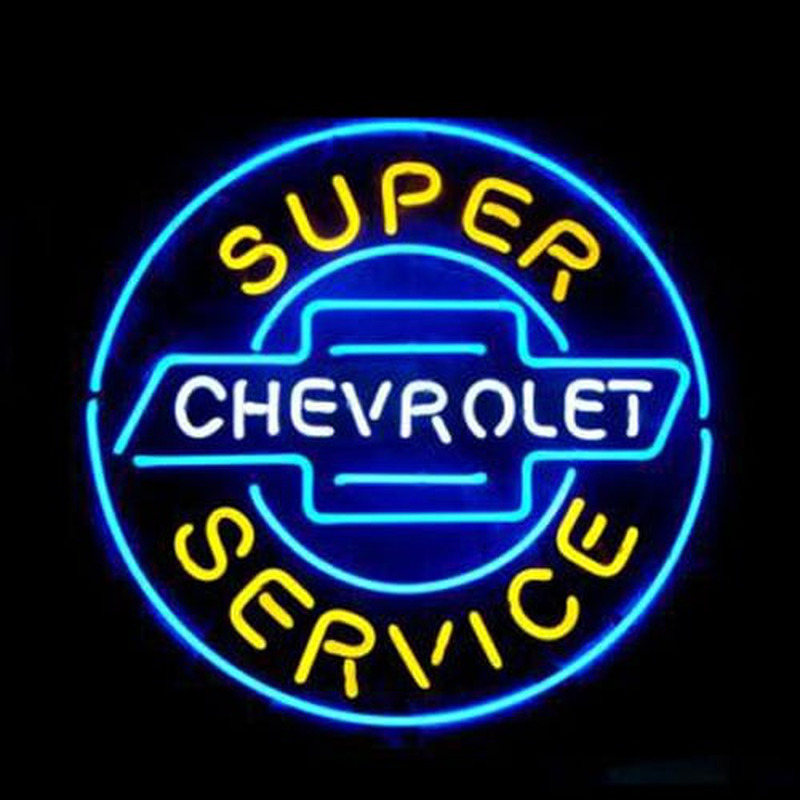 Chevrolet Super Service Neon Sign