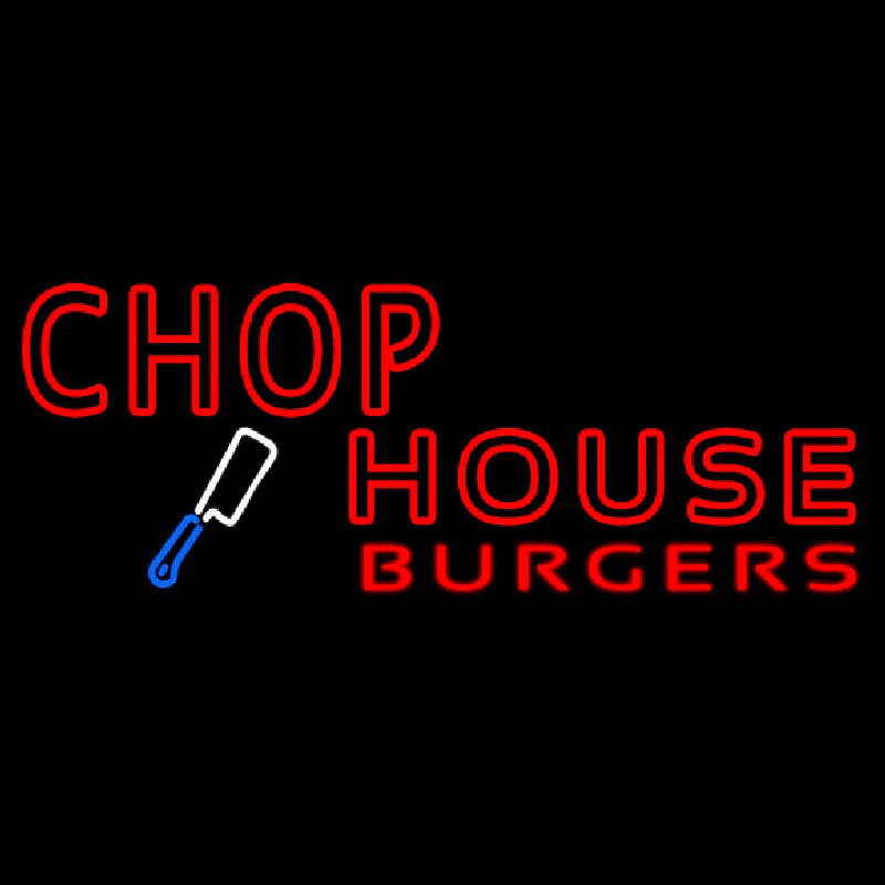 Chophouse Burgers Neon Sign