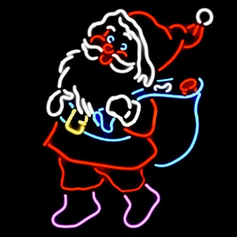 Christmas Santa Gifts Neon Sign