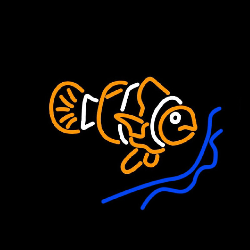 Clown Fish Neon Sign